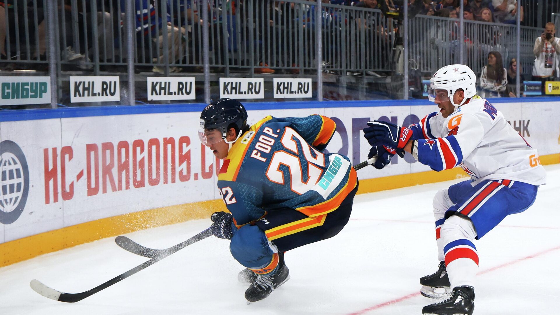 Хоккей. КХЛ. Драконы (Шанхай) - СКА (Санкт-Петербург) - РИА Новости, 1920, 06.09.2025