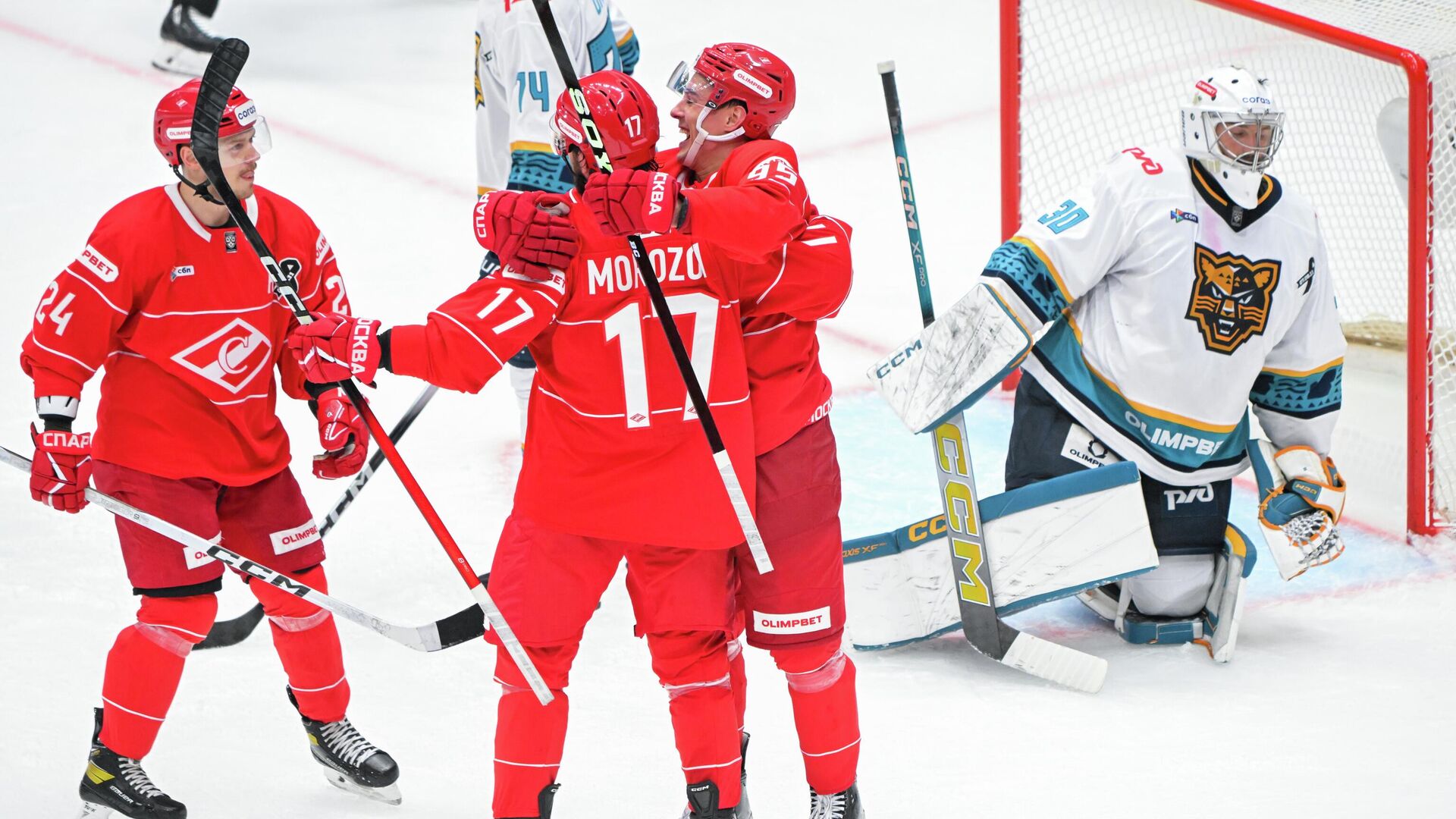 Хоккей. КХЛ. Спартак (Москва) -ХК Сочи (Сочи) - РИА Новости, 1920, 07.09.2025