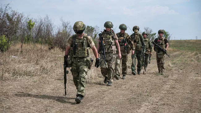 Российские военнослужащие