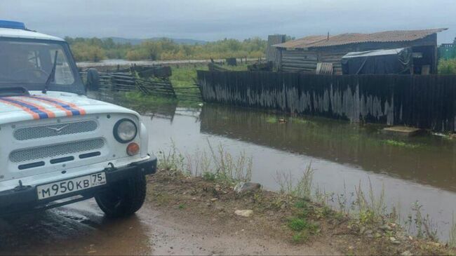 Последствия ливней в Читинском округе Забайкалья