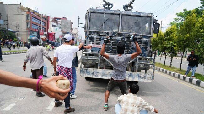 Протесты в Катманду. 8 сентября 2025