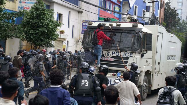Протесты в Катманду