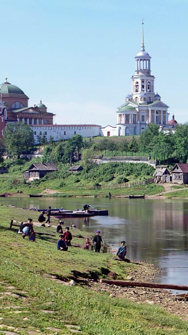 Борисоглебский мужской монастырь. Торжок. 1910 год