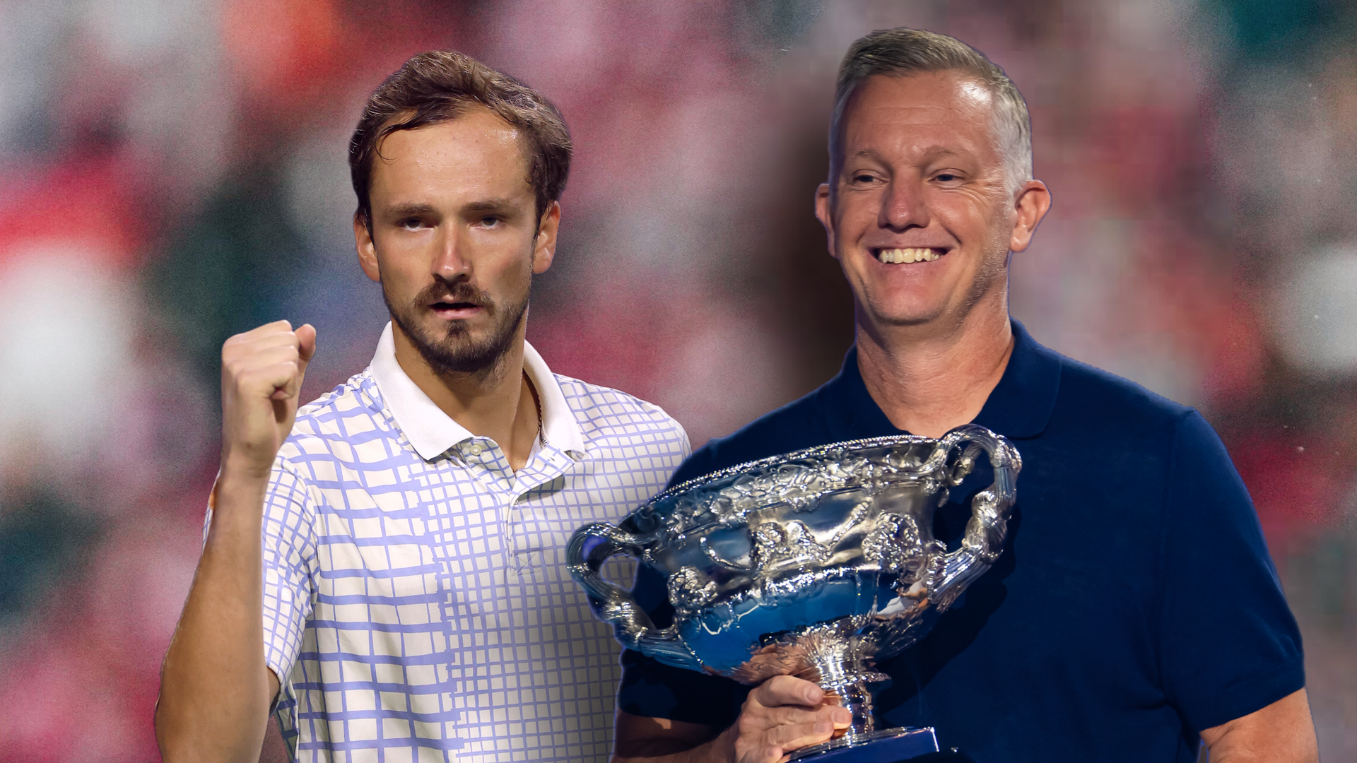 Даниил Медведев и шведский тренер Томас Юханссон Даниил Медведев и шведский тренер Томас Юханссон - РИА Новости, 1920, 08.09.2025