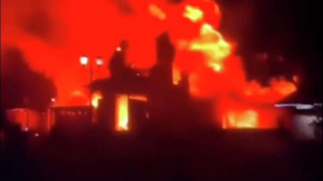 Пожар в Ейском зоопарке