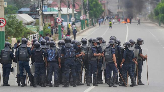 Протесты в Катманду
