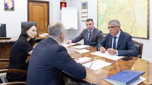 Дмитрий Миляев и глава Федерации дзюдо Соловейчик обсудили развитие спорта Дмитрий Миляев и глава Федерации дзюдо Соловейчик обсудили развитие спорта