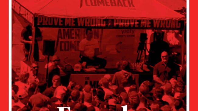 Обложка журнала Time, посвященная убитому американскому консервативному активисту Чарли Кирку