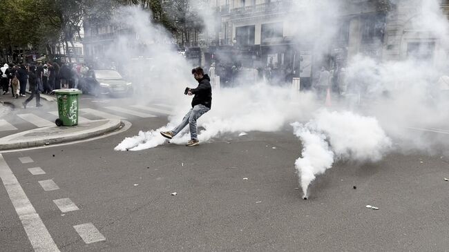 Протесты в Париже