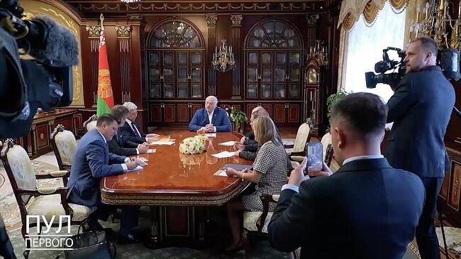 Встреча Александра Лукашенко и Джона Коула