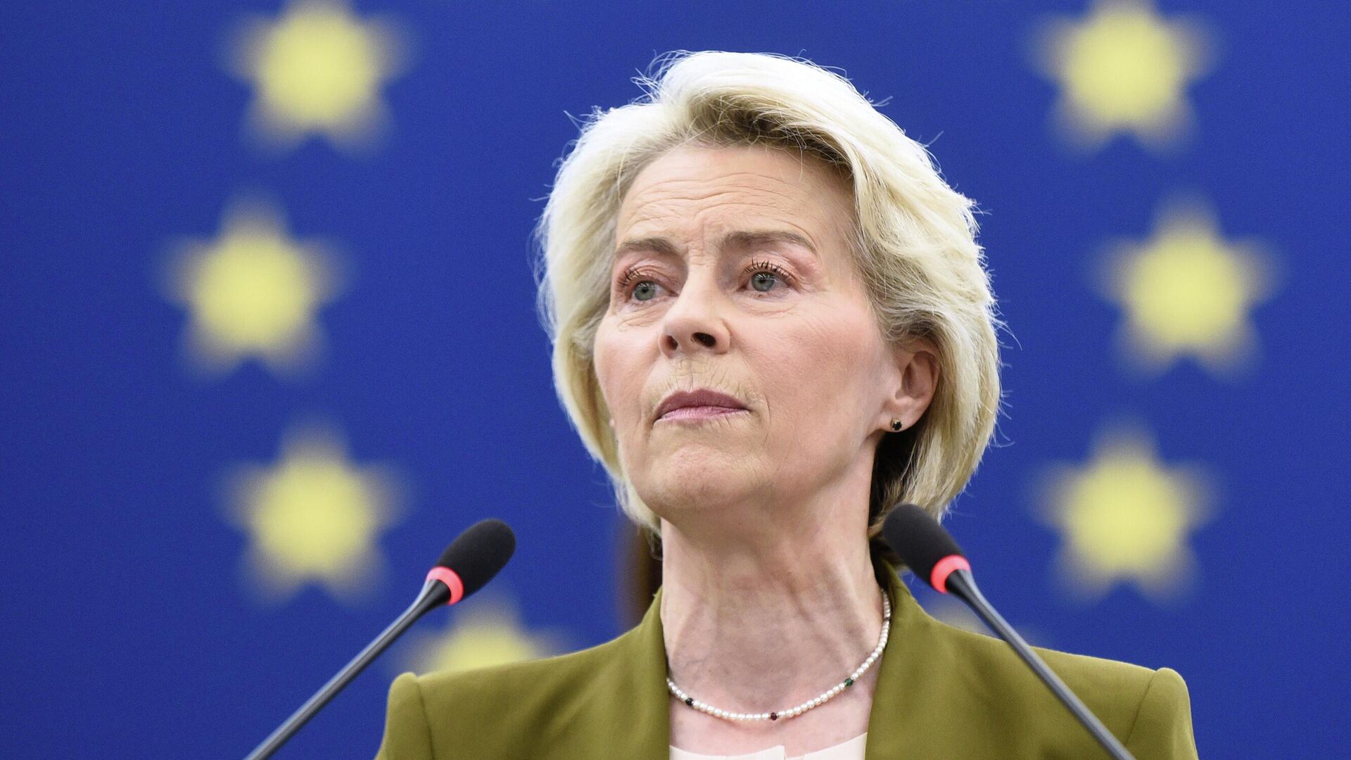 Председатель Европейской комиссии Урсула фон дер Ляйен - РИА Новости, 1920, 17.10.2025