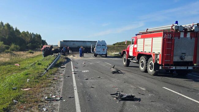 На месте ДТП в Калужской области. 14 сентября 2025