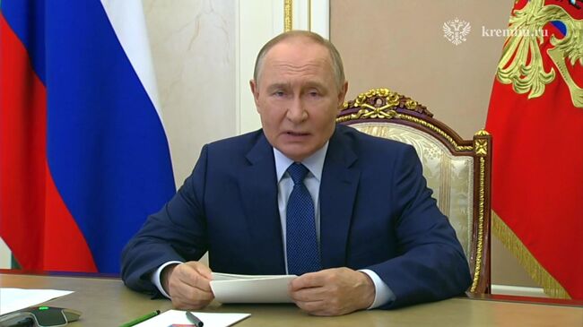 Путин открывает по видеосвязи объекты Роспотребнадзора в регионах