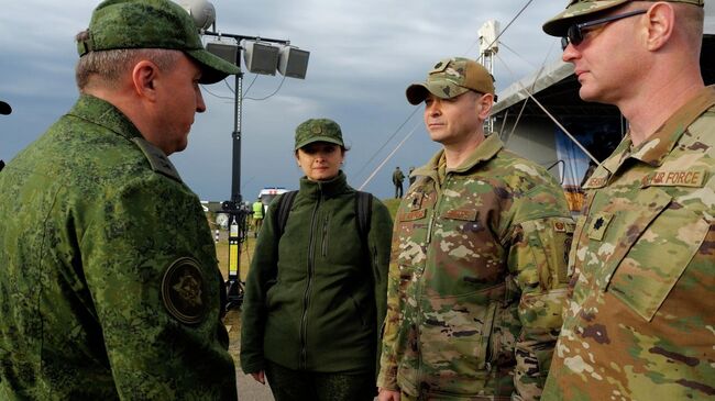 Американские военные, наблюдавшие за учениями Запад-2025