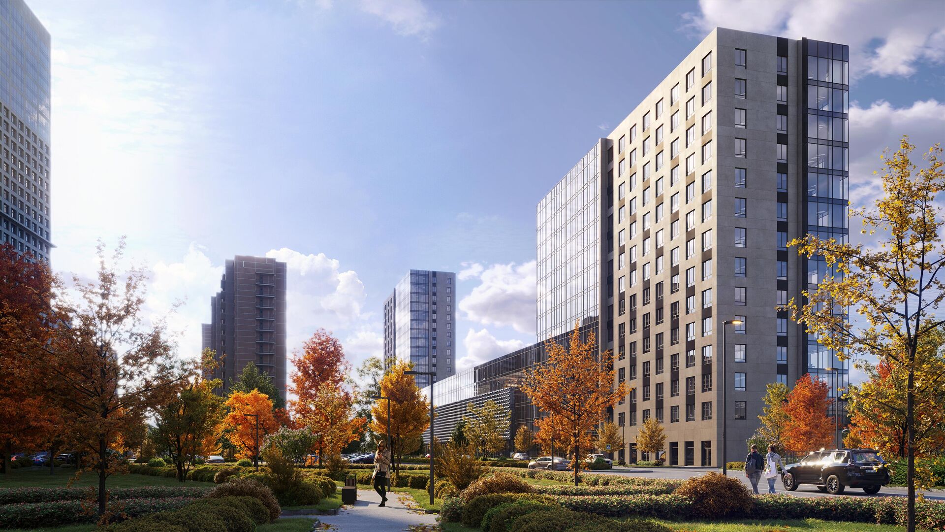 Проект многофункционального комплекса на севере Москвы Проект многофункционального комплекса на севере Москвы - РИА Новости, 1920, 16.09.2025