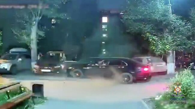 Жительница Омска протаранила восемь машин