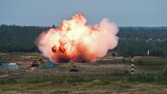 Совместные стратегические учения вооруженных сил России и Белоруссии Запад-2025 на полигоне Борисовский в Минской области