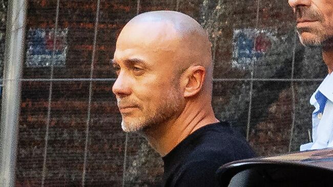 Сергей Кузнецов после заседания суда в Болонье Сергей Кузнецов после заседания суда в Болонье