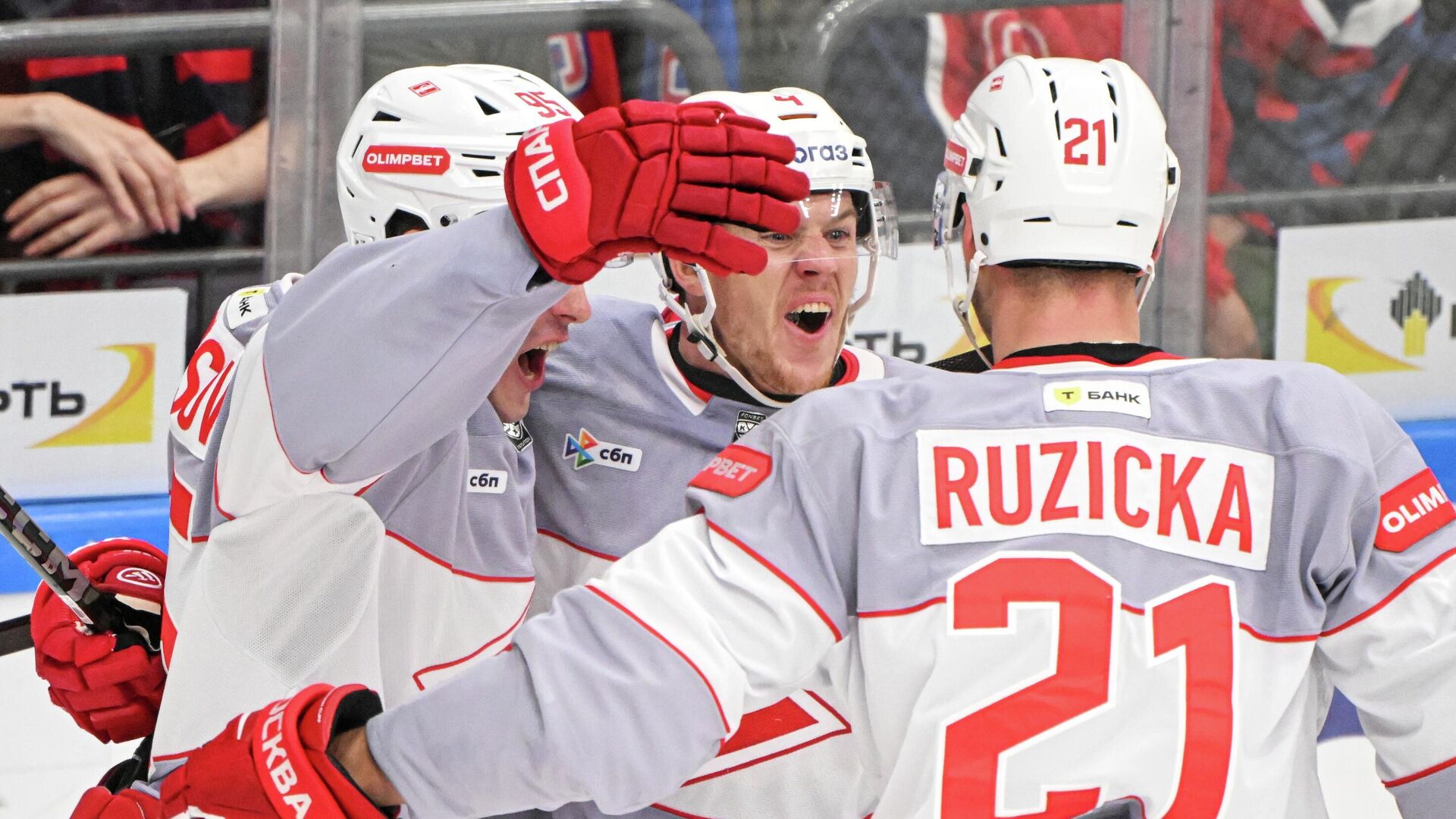 Хоккей. КХЛ. ЦСКА (Москва) - Спартак (Москва) - РИА Новости, 1920, 16.09.2025