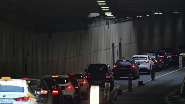 Лефортовский тоннель в Москве