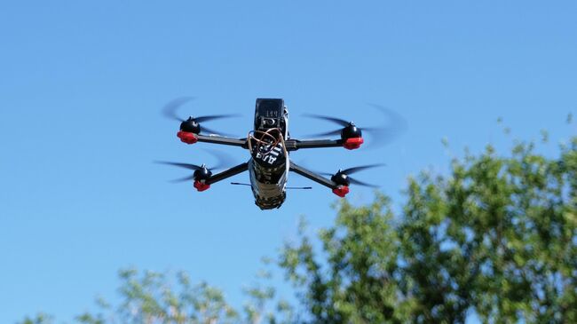 Боевая работа расчета FPV-дронов Боевая работа расчета FPV-дронов