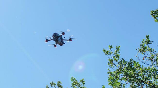 Боевая работа расчета FPV-дронов