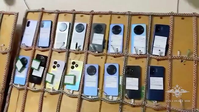 Кадр видео задержания пособников украинских телефонных мошенников в Коломне Кадр видео задержания пособников украинских телефонных мошенников в Коломне