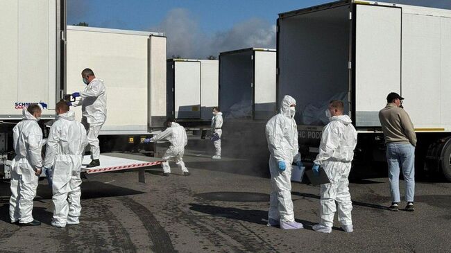 Обмен телами погибших между Россией и Украиной Обмен телами погибших между Россией и Украиной