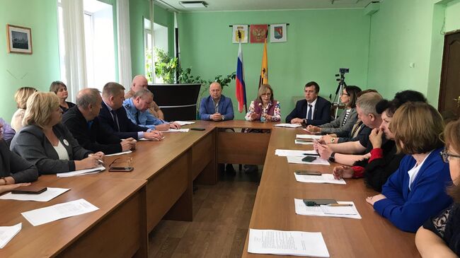 Встреча и.о. министра здравоохранения Ярославской области Марии Можейко с представителями администрации и депутатского корпуса, общественниками и коллективом местной больницы