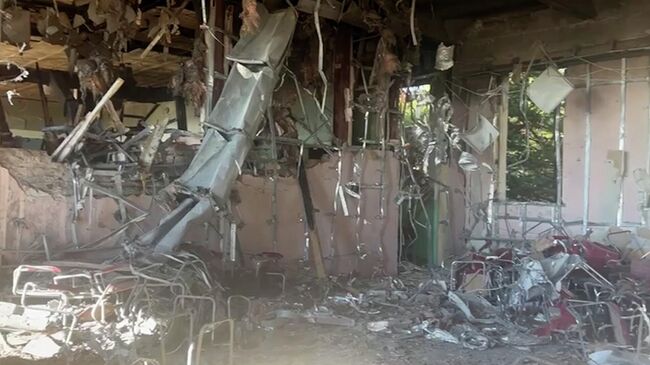 Школа в Форосе после удара ВСУ Школа в Форосе после удара ВСУ