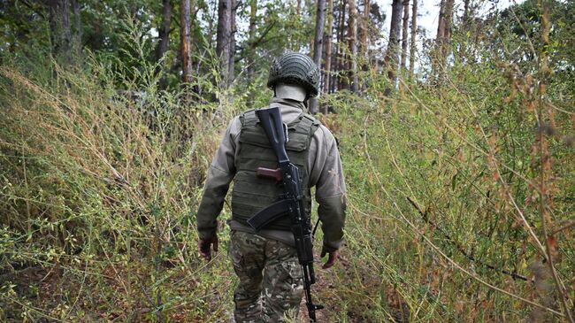 Военнослужащий ВС РФ в зоне СВО