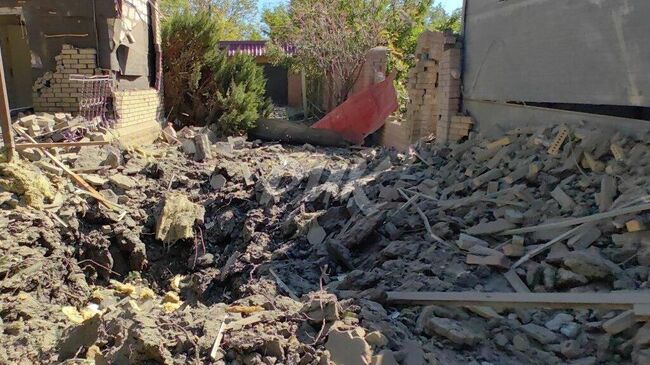 Последствия обстрела Горловки со стороны ВСУ