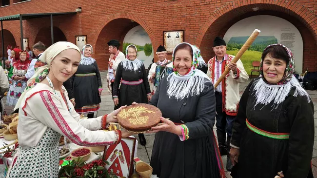 Каждый район Марий Эл на празднике Угинде представлял хлеб, сделанный по собственному рецепту