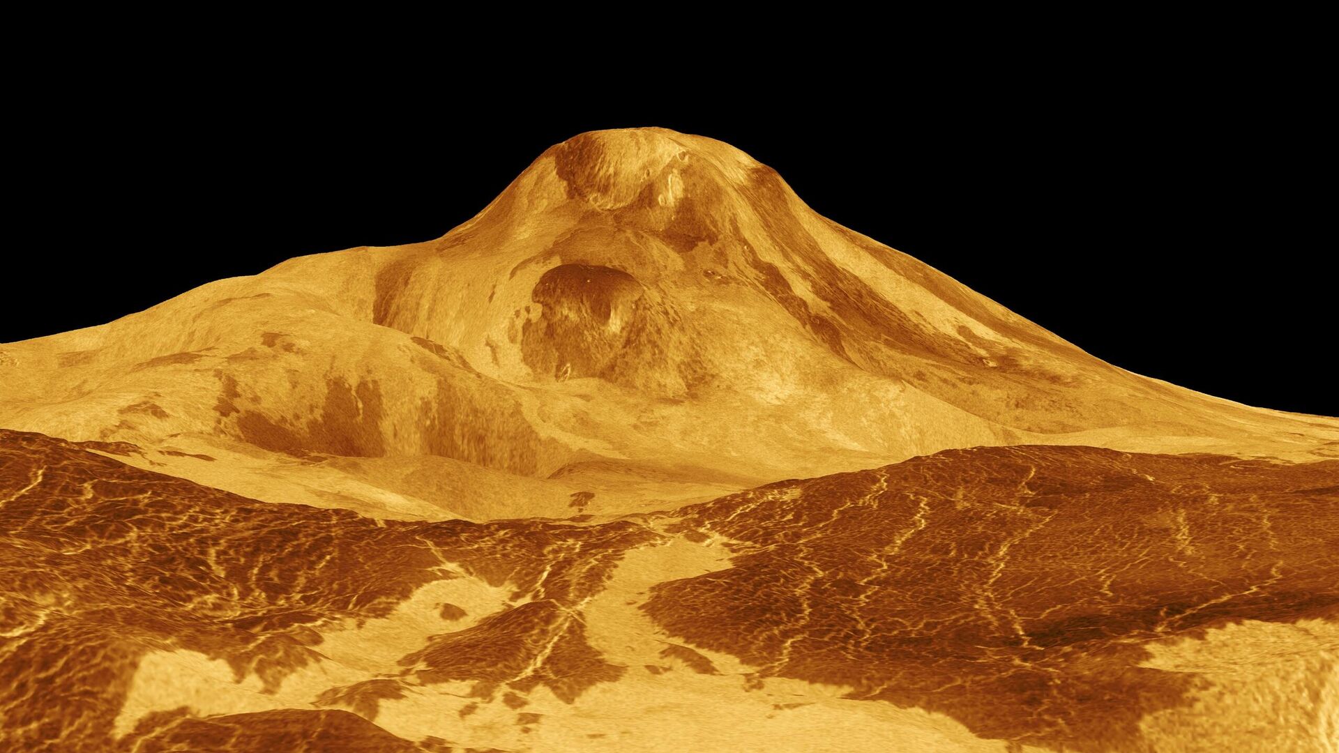 Поверхность Венеры - РИА Новости, 1920, 22.09.2025