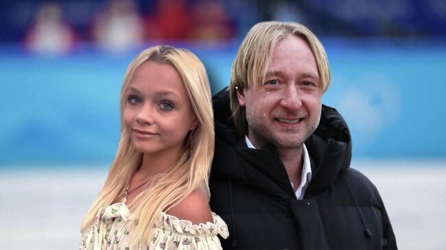 Елена Костылева и Евгений Плющенко Елена Костылева и Евгений Плющенко