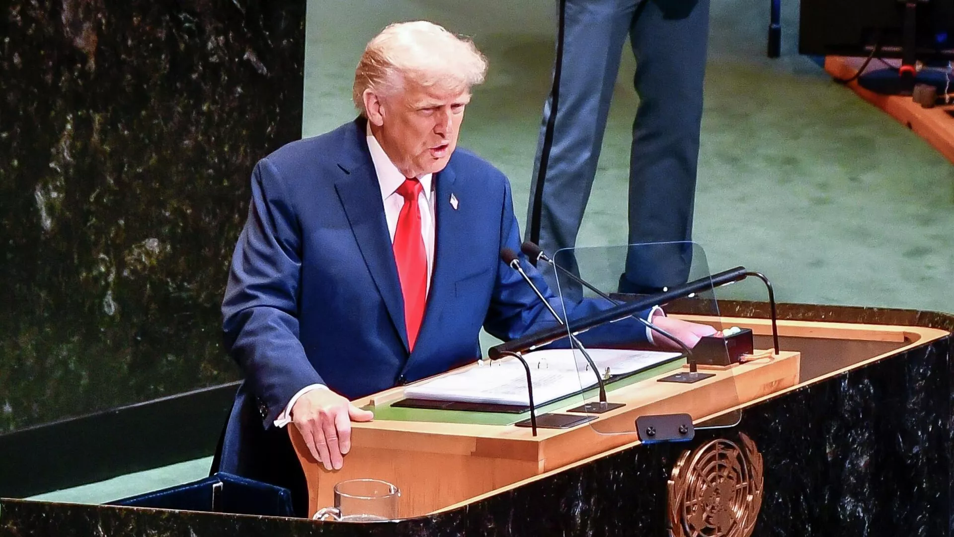 Президент США Дональд Трамп выступает на 80-й сессии Генассамблеи ООН в Нью-Йорке - РИА Новости, 1920, 28.09.2025
