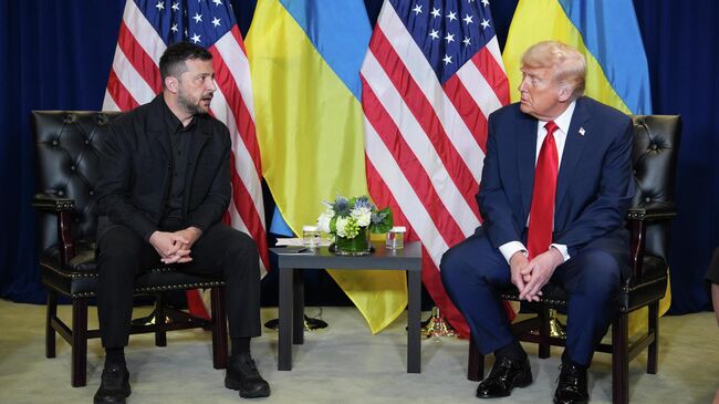 Дональд Трамп и Владимир Зеленский