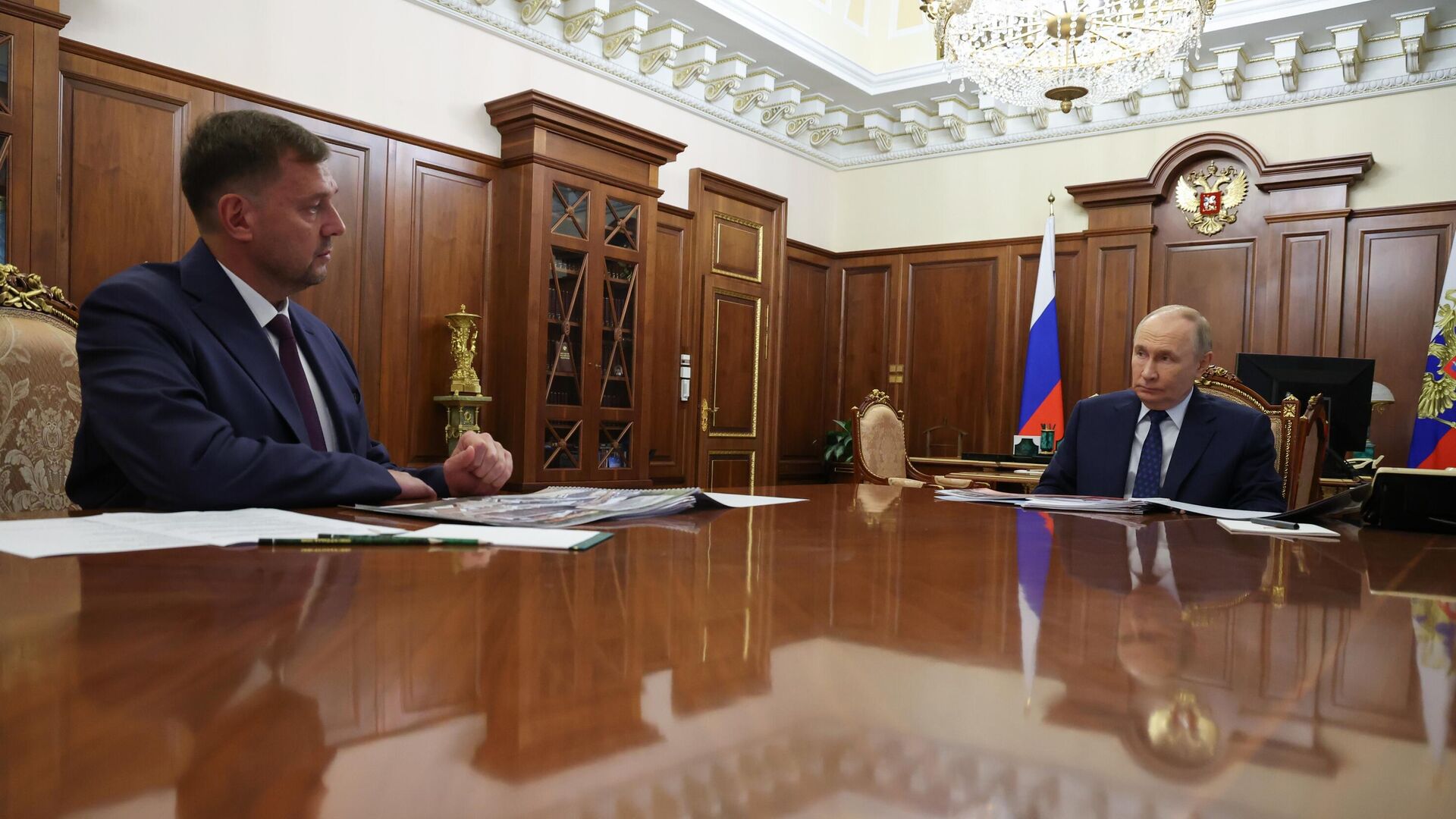 Путин встретился с главой Запорожской области