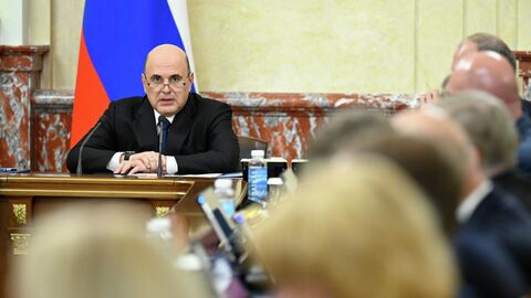 Председатель правительства Михаил Мишустин проводит заседание кабинета министров России Председатель правительства Михаил Мишустин проводит заседание кабинета министров России