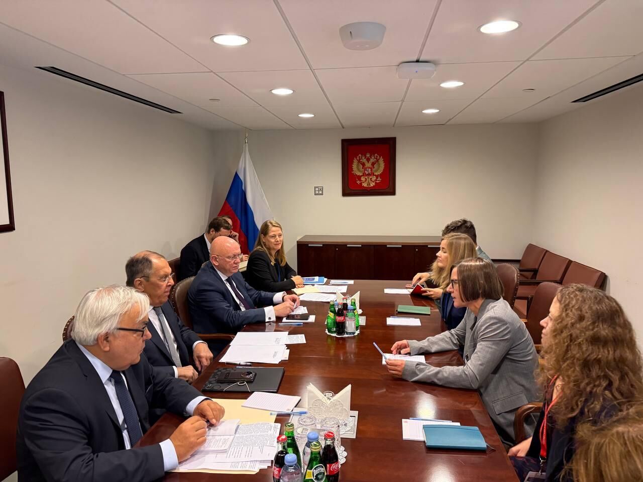 Встреча Сергея Лаврова с Президентом Международного комитета Красного Креста в Нью-Йорке