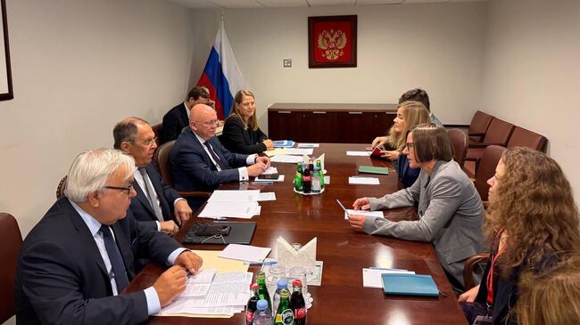 Встреча Сергея Лаврова с Президентом Международного комитета Красного Креста в Нью-Йорке