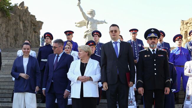 Торжественная церемония открытия VI Всероссийского слета казачьей молодежи