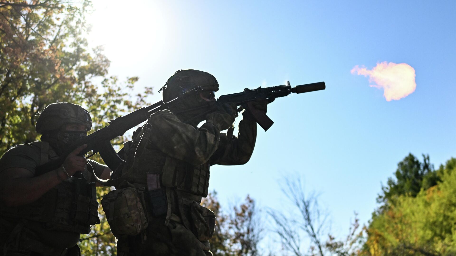 Российские военнослужащие в зоне СВО