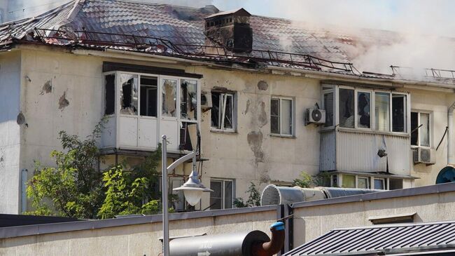 Последствия атаки ВСУ на Новороссийск