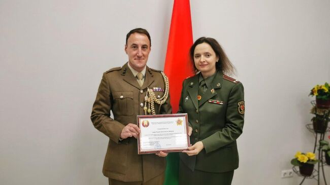 Атташе по вопросам обороны при Посольстве Соединенного Королевства Великобритании и Северной Ирландии в Республике Беларусь майор Уильям Джордж