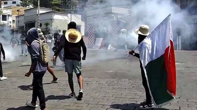 Акция протеста на Мадагаскаре