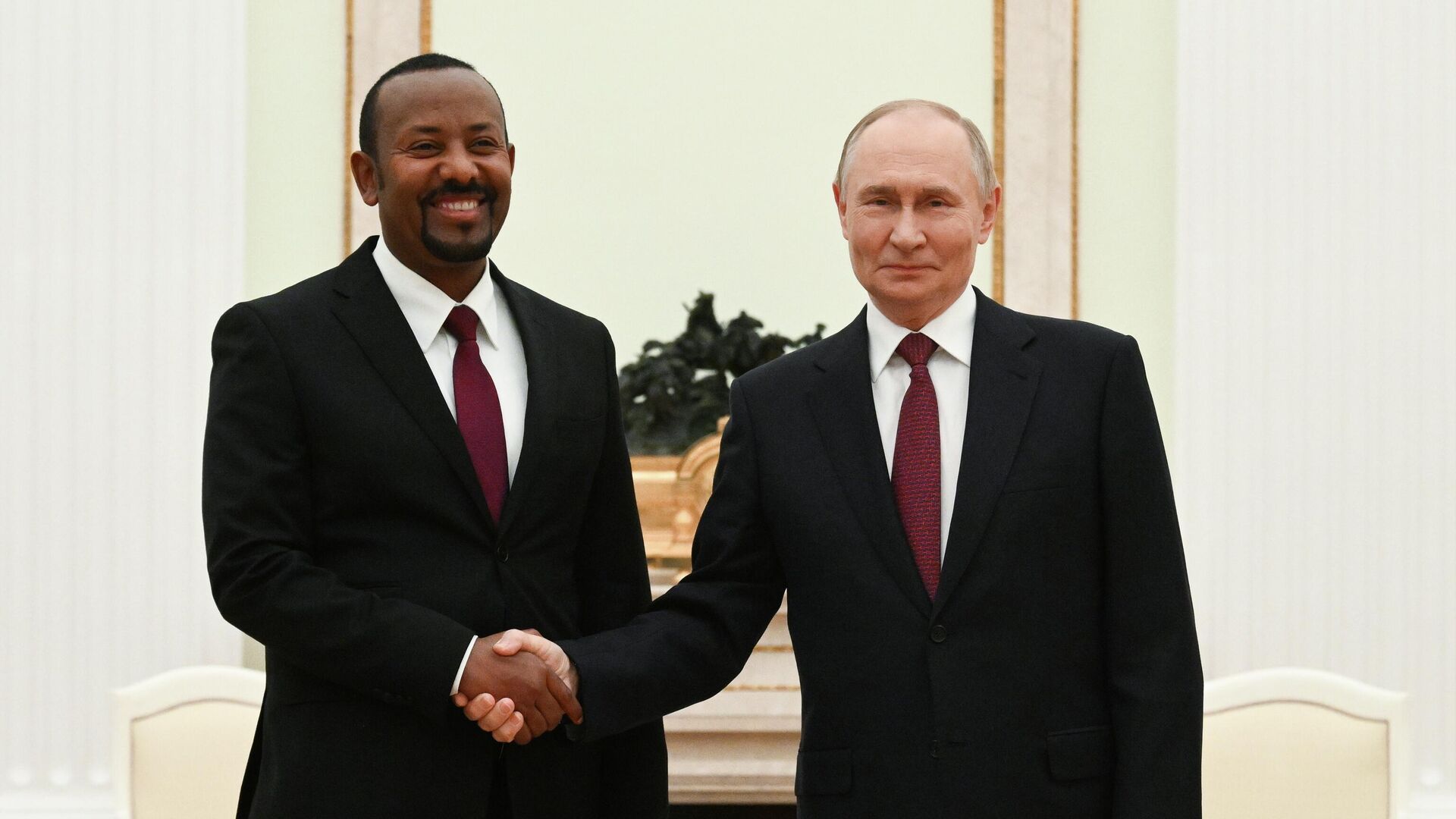Путин встретился с премьером Эфиопии