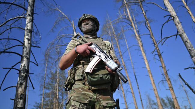 Российский военнослужащий