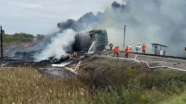 Видео с места происшествия в Смоленской области