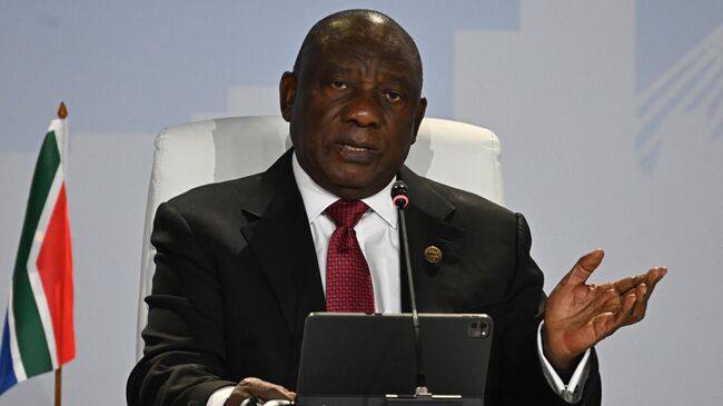 Президент ЮАР Сирил Рамафоса